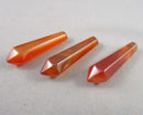 Carnelian Gemstone Point 30mm 2pc C778