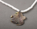 Abalone Shell Turtle Pendant Necklace H039-30