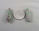 Ruby Zoisite Gemstone Point 30mm 2pc C779