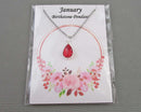 Birthstone Crystal Necklaces