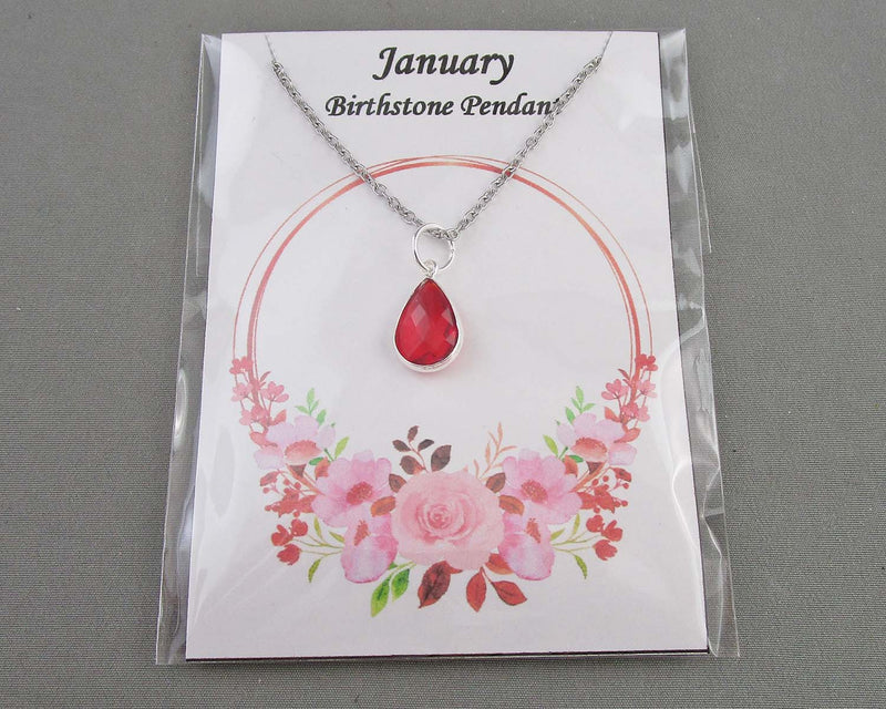 Birthstone Crystal Necklaces