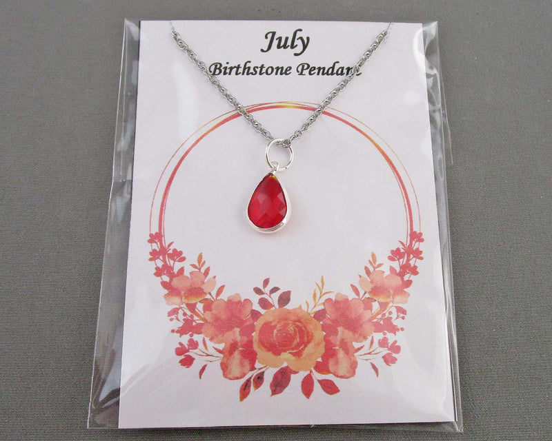 Birthstone Crystal Necklaces