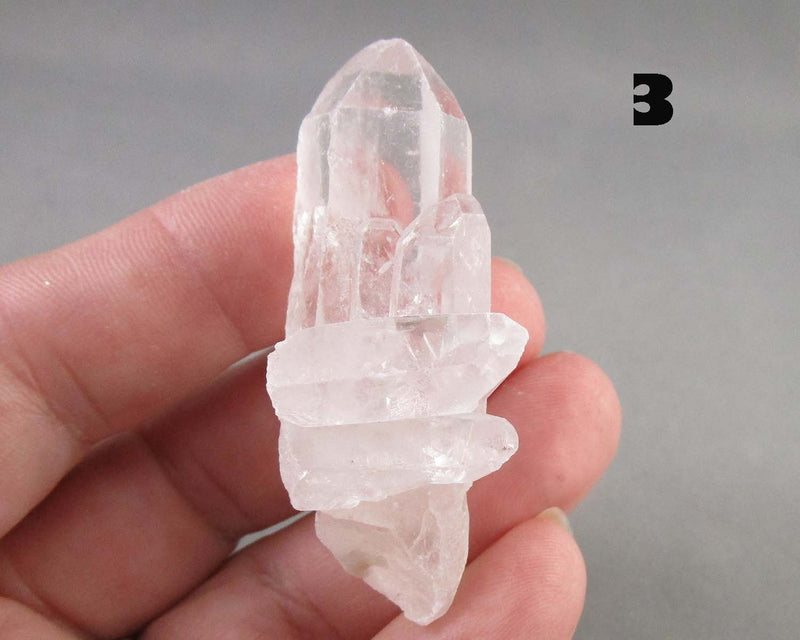 You Choose!  Clear Quartz Crystal Cluster