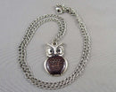 Owl Pendant Necklace (Vintage) H142-6