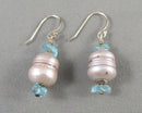Natural Pearl Gemstone Earrings H142-11