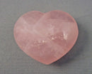 Rose Quartz Crystal Heart 1pc H040-1