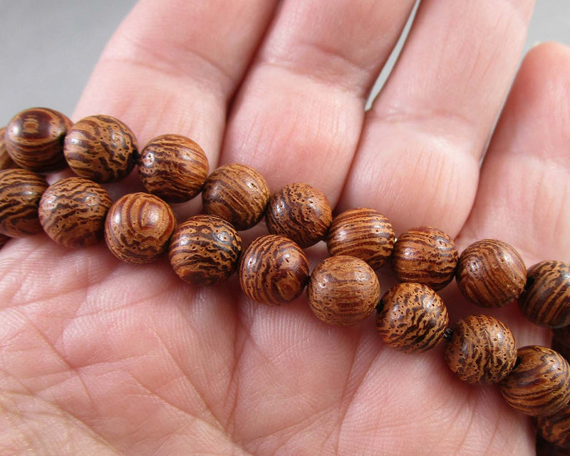 Dracaena Draco (Dragon Tree) Wood Beads 8mm (C466)