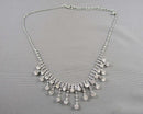 Rhinestone Crystal Necklace (Vintage) H142-16