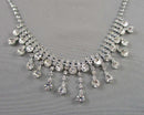 Rhinestone Crystal Necklace (Vintage) H142-16
