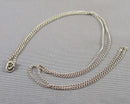 1mm Curb Chain Necklace 925 Sterling Silver H142-18