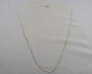 1mm Curb Chain Necklace 925 Sterling Silver H142-18