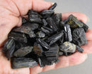 Black Tourmaline Crystals Raw (Small) 3pcs H020-1**