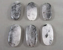 Tourmaline in Quartz Pendant Beads 27x12mm 1pc (C564)