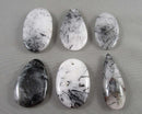 You Choose!  Tourmaline in Quartz Drilled Cabochon Pendant