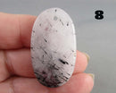 You Choose!  Tourmaline in Quartz Drilled Cabochon Pendant