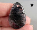 You Choose!  Tourmaline in Quartz Drilled Cabochon Pendant