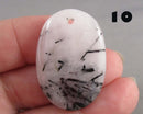 You Choose!  Tourmaline in Quartz Drilled Cabochon Pendant