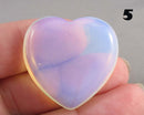 You Choose!  Gemstone Heart Worry Stones