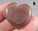 You Choose!  Gemstone Heart Worry Stones