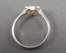 925 Sterling Silver CZ Heart Ring Size 7.75  (Vintage) H101-14