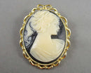 Cameo Brooch / Pendant (Vintage) H101-16