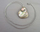 Shell Gemstone Necklace (Vintage) H101-18