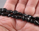 Black Tourmaline Nugget Beads C638