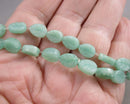 Aventurine Leaf Beads 3.5" Strand 8x6mm  C130