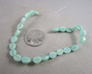Aventurine Leaf Beads 3.5" Strand 8x6mm  C130