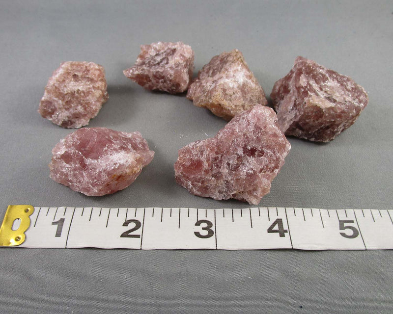 Gemmy Strawberry Quartz Crystal Raw 1pc H052-2