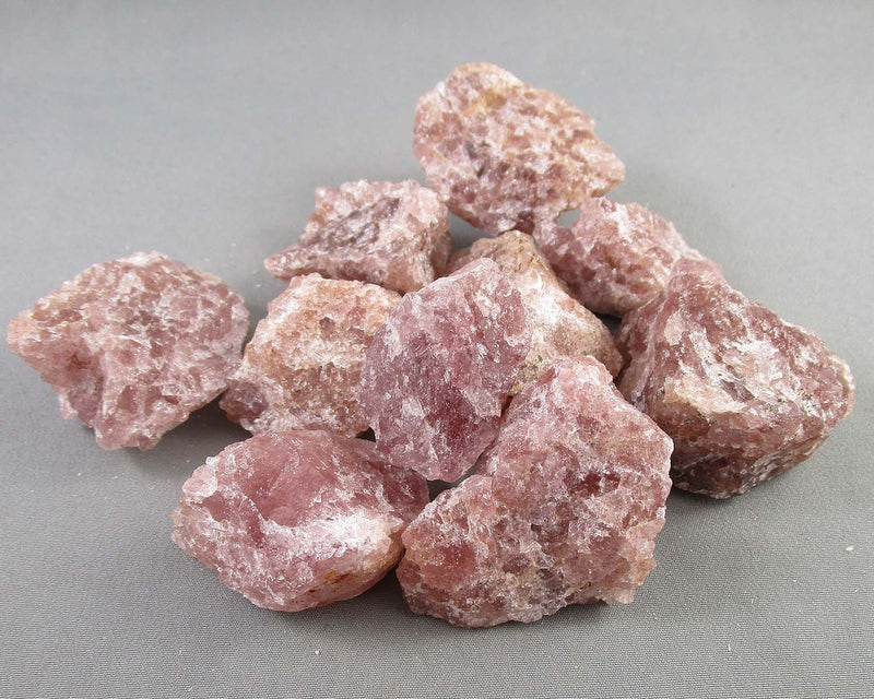 Gemmy Strawberry Quartz Crystal Raw 1pc H052-2