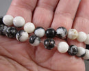 Zebra Jasper Round Beads (Various Sizes)