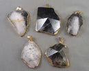 You Choose!  Black Tourmaline in Quartz Pendant