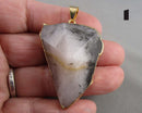 You Choose!  Black Tourmaline in Quartz Pendant