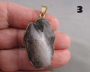 You Choose!  Black Tourmaline in Quartz Pendant