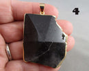 You Choose!  Black Tourmaline in Quartz Pendant