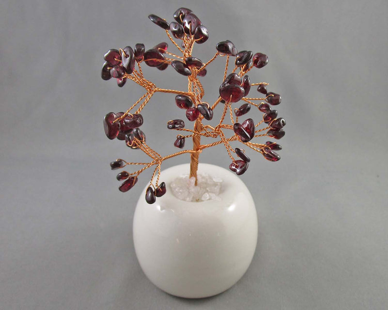 Garnet Gemstone Tree 1pc (Various Sizes)