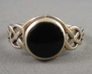 Black Onyx Gemstone Ring 925 Sterling Silver H137-23