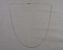 0.8mm Rope Chain 19" Sterling Silver 925  H028-24