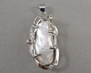 Natural Pearl Gemstone Pendant (Vintage) H028-25