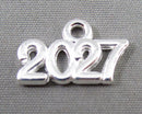 2027 Charms Silver Tone 10pcs (C066)
