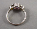 Amethyst & Citrine Ring Size 5 Sterling Silver 925 (Vintage) H129-27