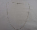 0.8mm Rope Chain 18" Sterling Silver 925  H129-30