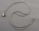 0.8mm Rope Chain 18" Sterling Silver 925  H129-30