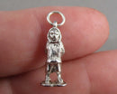 925 Sterling Silver Inuit with Snowshoes Pendant (Vintage) H141-28