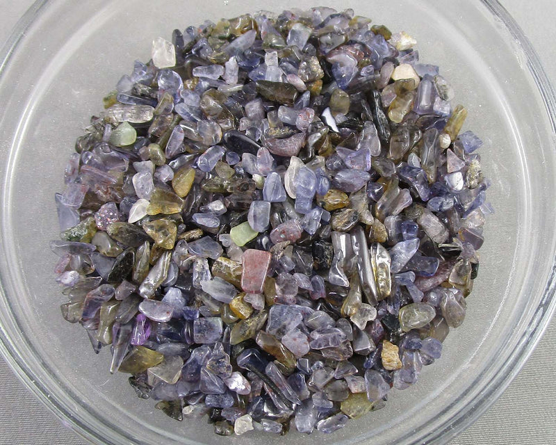 Iolite Stone Chips Undrilled 100g (G096-1)