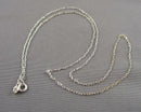 0.9mm Cable Link Chain Necklace 925 Sterling Silver H141-30