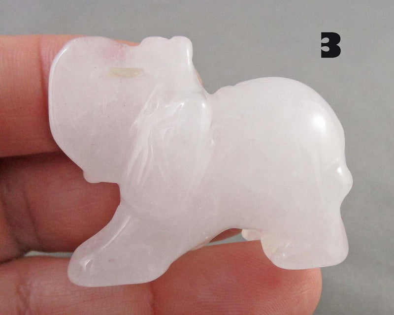 You Choose! Gemstone Elephant Statue 1.5" 1pc