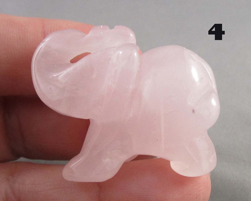 You Choose! Gemstone Elephant Statue 1.5" 1pc