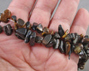 Blue Tigers Eye Beads Chip Strand 16" (G022-1)